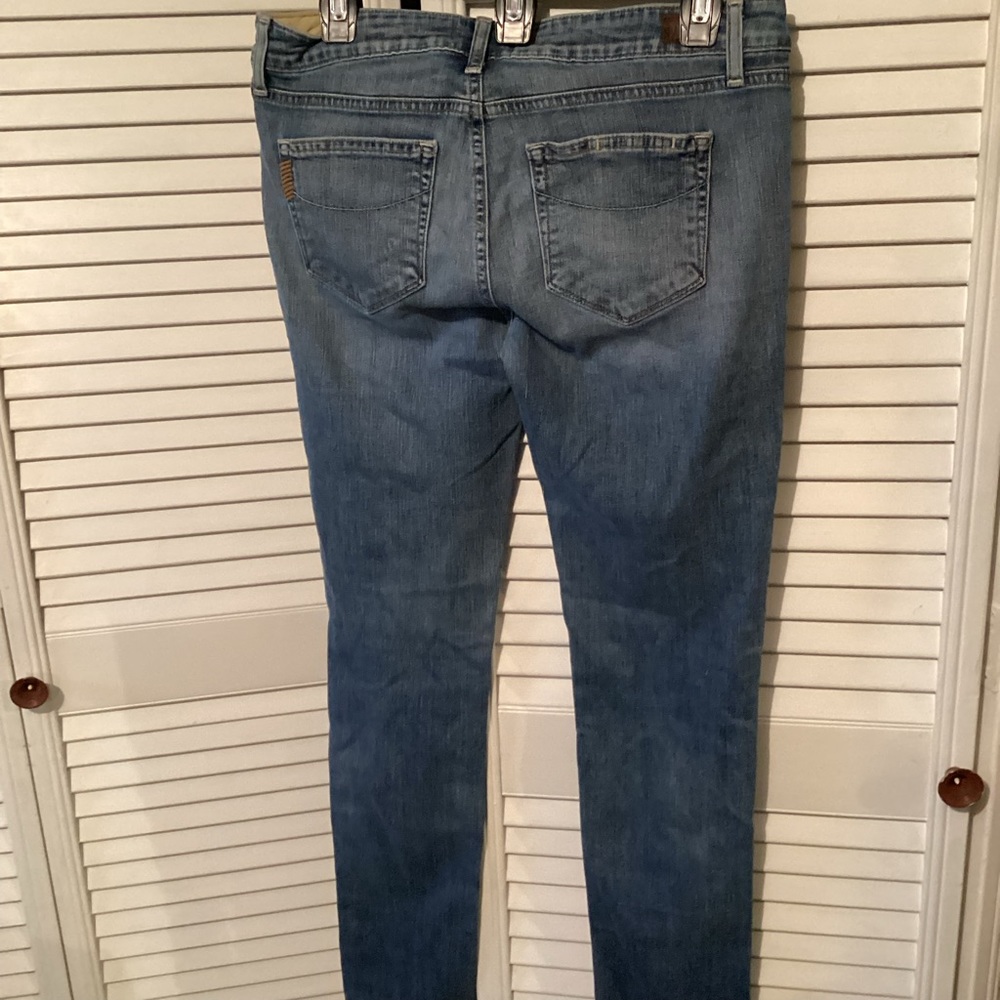 Paige ladies Jimmy, Jimmy, skinny blue jeans, size 28 - Picture 6 of 6